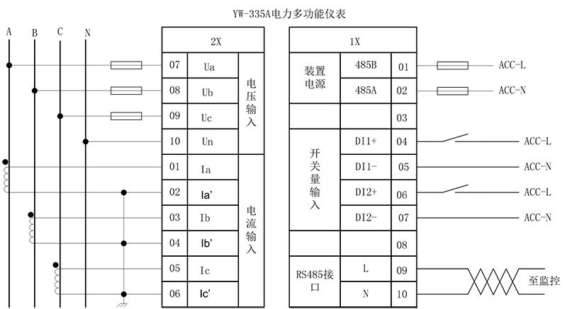 典型接线